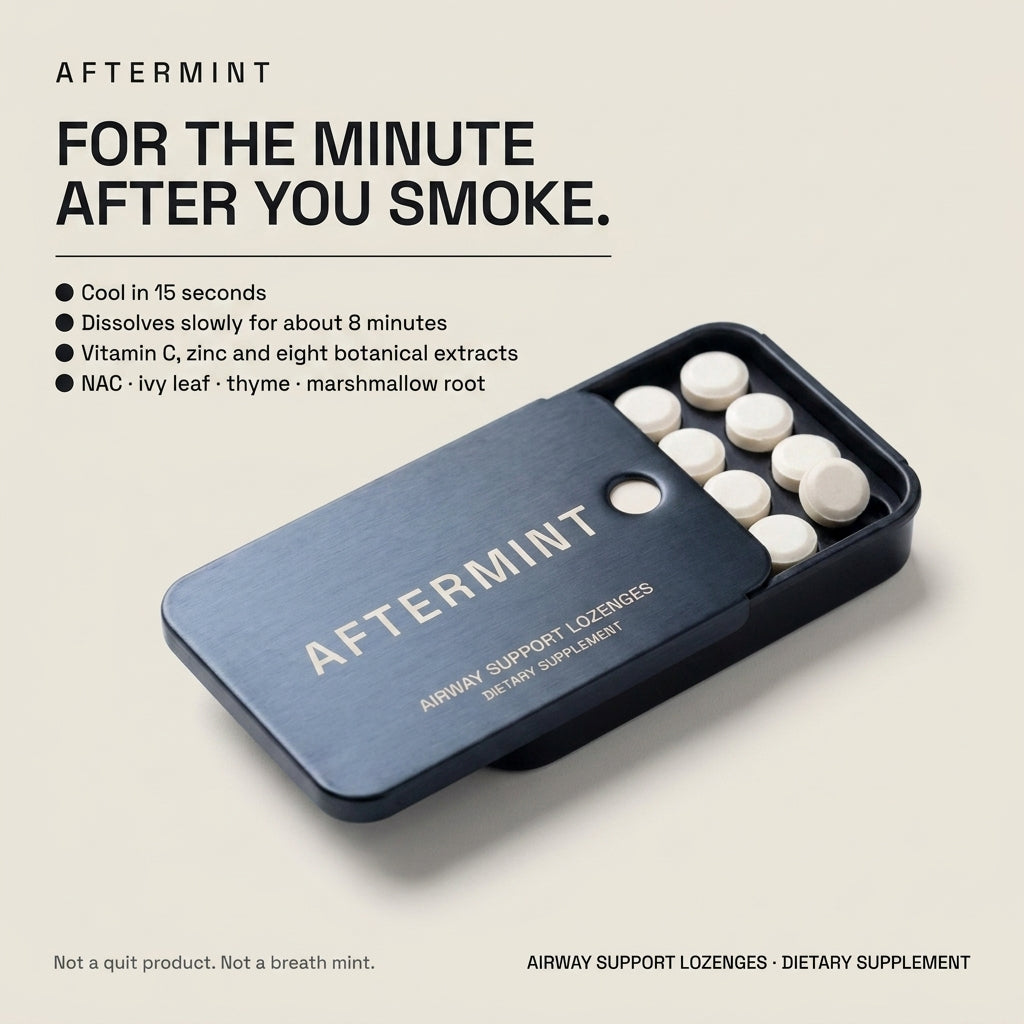 Aftermint — Airway Support Lozenges, After You Smoke